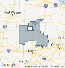Ohio Senate District 12 map